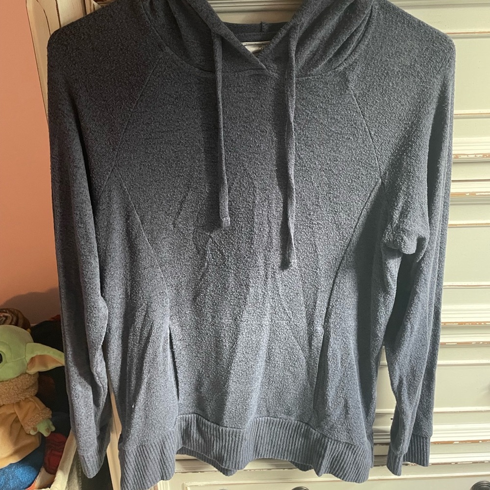 Navy Blue Soft Hoodie